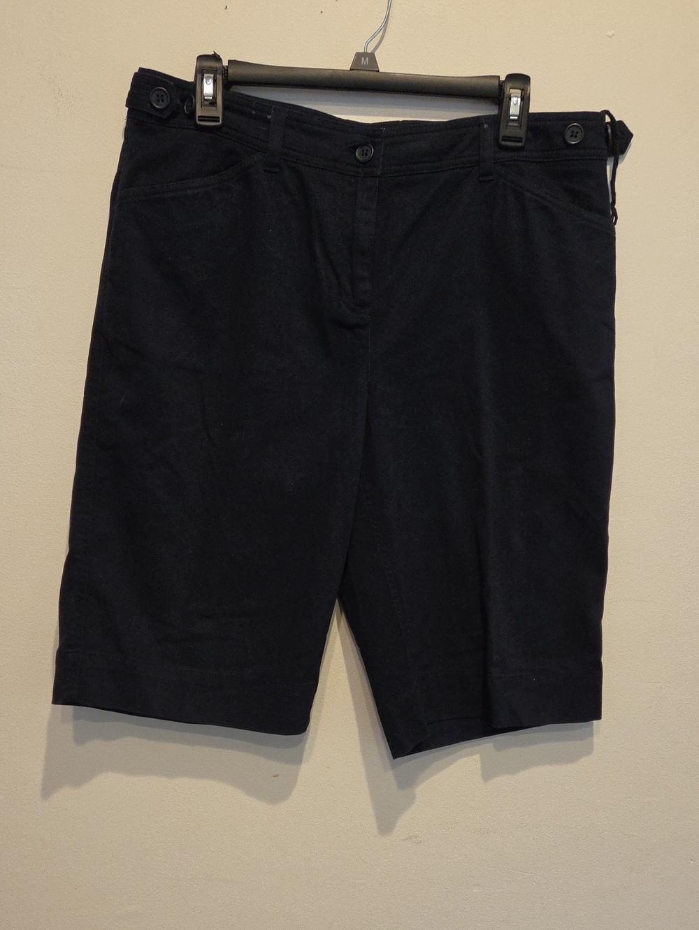 Jones New York Women's High Waist Navy blue Shorts